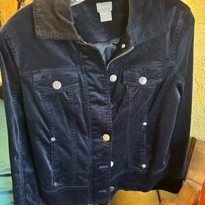 Chico's Deep Navy Jean Jacket